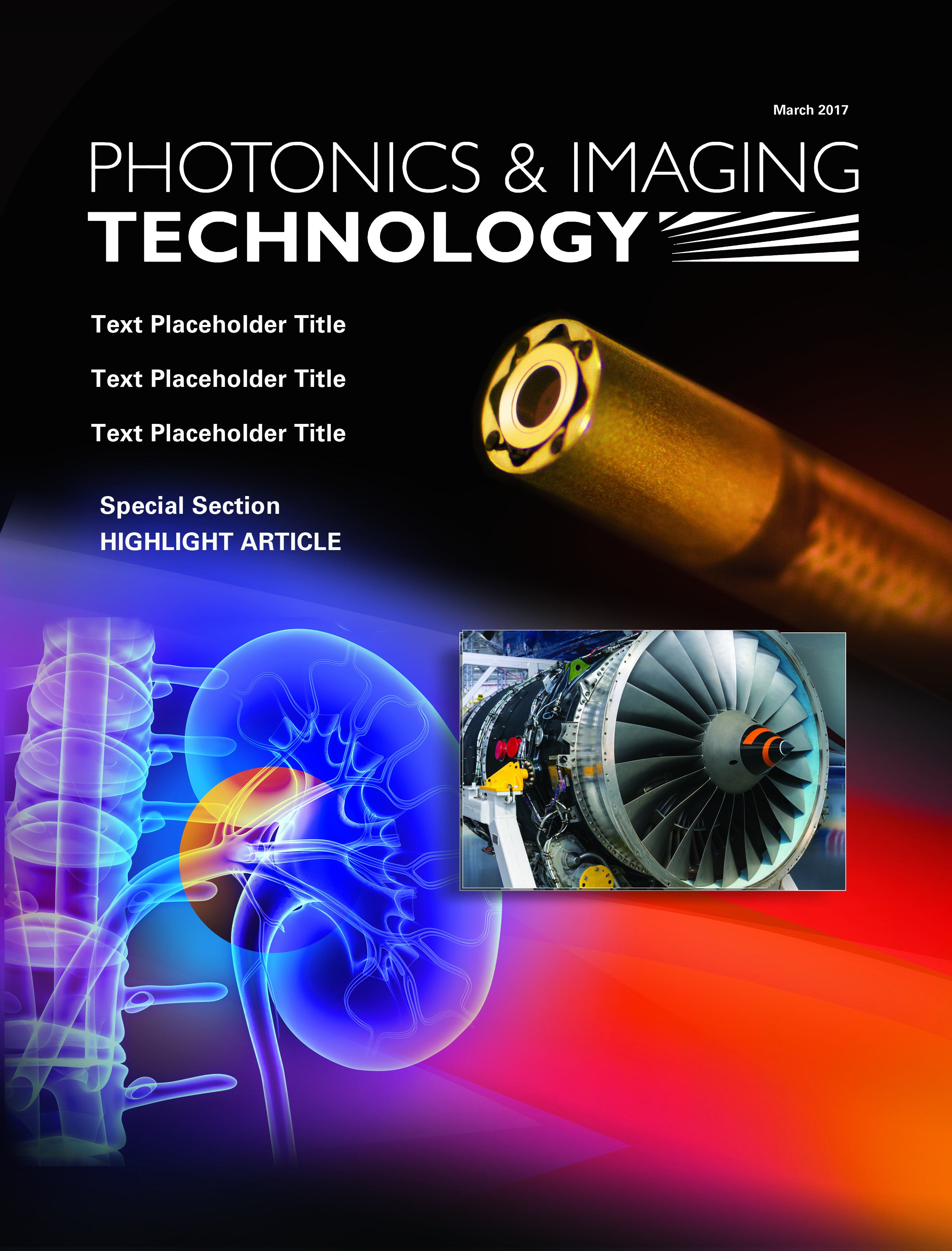 Smith Miller Moore created a Photonics & Imaging Technology cover to highlight the use of chip-on-tip cameras featured in an article by Toshiba Imaging Systems Division