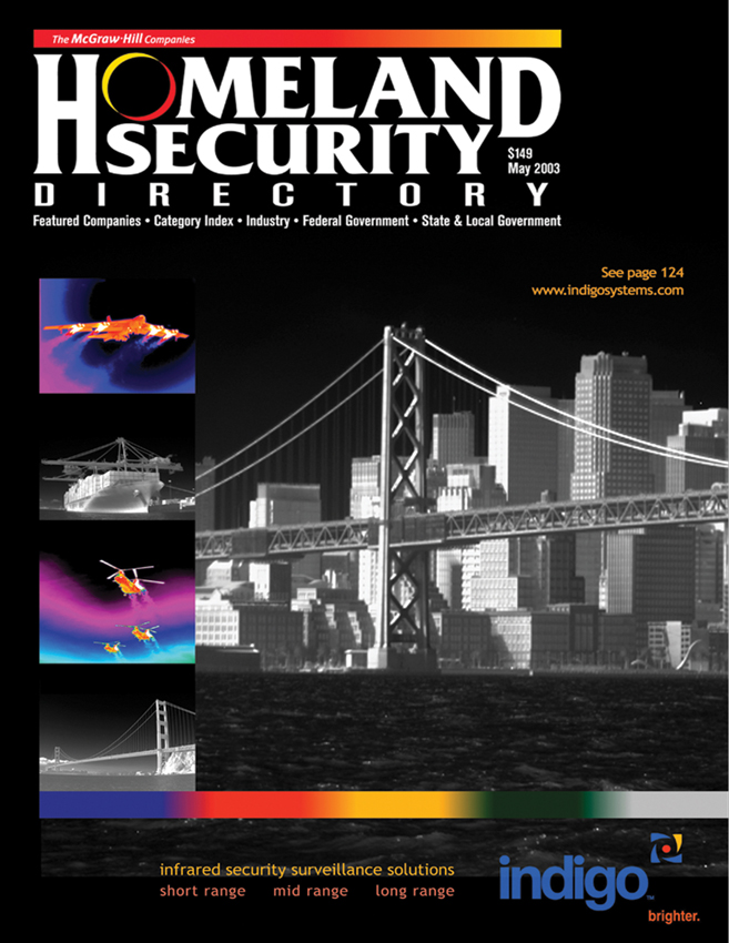 Homeland Security Directory Cover Was Designed by SMM Utilizing Indigo Systems Thermal Images