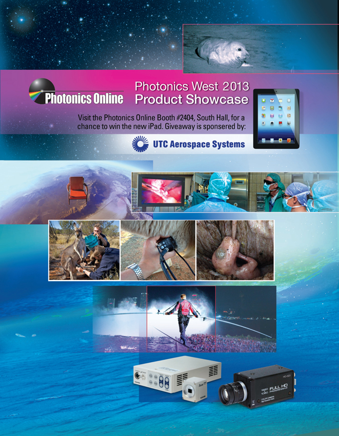 SMM Designed the Annual Photonics Online Product Showcase Cover to Highlight Toshiba Imaging's HD Cameras and Applications 