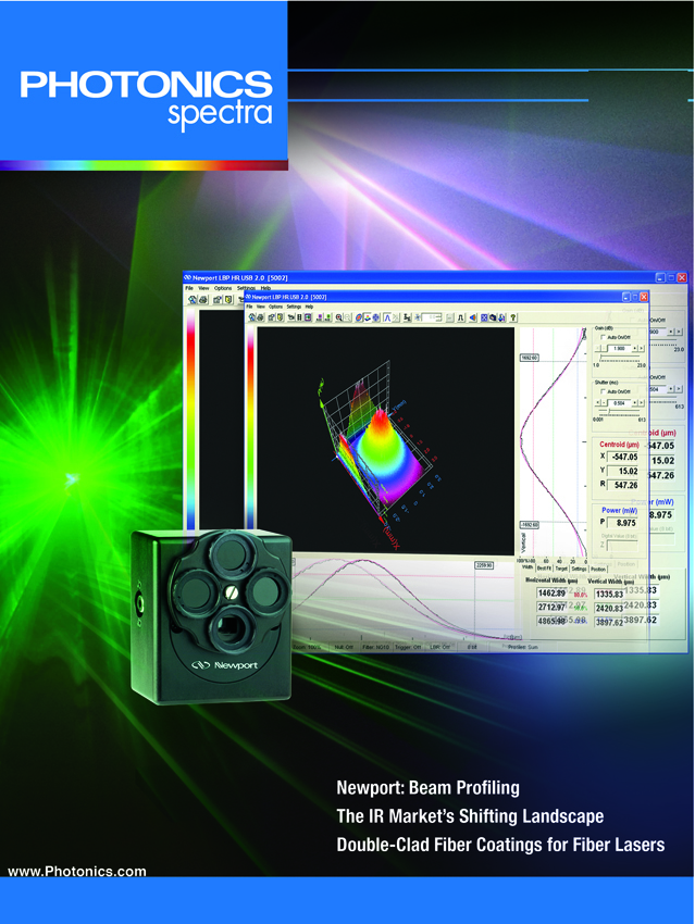 Newport Products Appeared on this Photonics Spectra Cover to Underscore their Feature Article Inside 